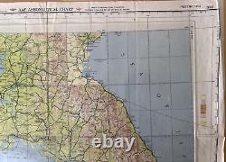 August 1945 US Army Air Forces Aeronautical Chart Restricted South Korean Map