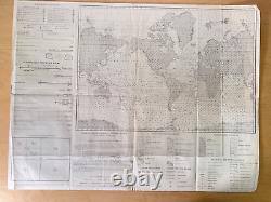 August 1945 US Army Air Forces Aeronautical Chart Restricted South Korean Map