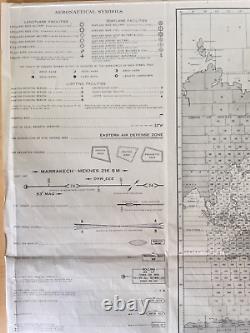 August 1945 US Army Air Forces Aeronautical Chart Restricted South Korean Map