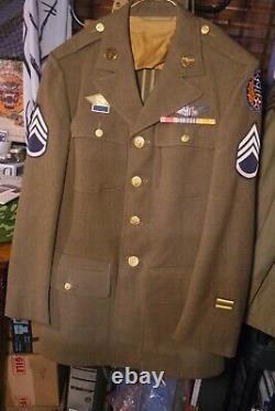 Authentic Original WWII 20th Air Force US Army Jacket with Silver Bomber Wings