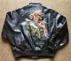 Avirex A-2 Big Beautiful Dolls Leather Us Army Air Forces Bomber Jacket Mens Xl