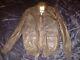 Avirex Jacket Men's Us Army Air Forces Type A-2 Leather Flight Jacket Size Large