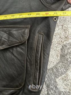 Avirex Jacket US Army Air Forces Type A-2 Leather Flight Jacket XL Made In USA