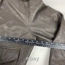 Avirex Type A-2 # 30-1415 Contract No 1978-01 Air Force Leather Bomber USA 42