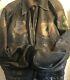 Avirex Type A-2 Bomber Black Leather Jacket Sz U. S Army Air Force Usa /14h35