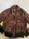 Avirex Type A-2 Bomber Brown Leather Jacket Sz 42 U. S Army Air Forces Usa Flyer