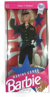Barbie and Ken lot of 5 Military Marine Corps Navy Air Force Army Stars Stripes
