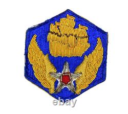 Beautiful Authentic GEMSCO made WW2 6th Army Air Force BULLION Uniform Patch