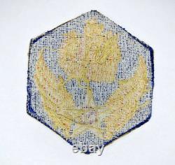 Beautiful Authentic GEMSCO made WW2 6th Army Air Force BULLION Uniform Patch