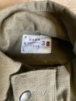 Belgian Army 1950's Para Smock RARE OG Denison Cut Heavy Canvas 42-44 chest