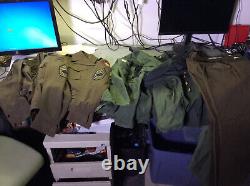 Big lot of Post WWII US Army Air Force Jackets Trousers 55-J-569-670