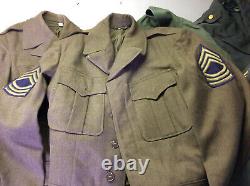 Big lot of Post WWII US Army Air Force Jackets Trousers 55-J-569-670