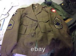 Big lot of Post WWII US Army Air Force Jackets Trousers 55-J-569-670