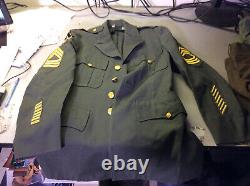 Big lot of Post WWII US Army Air Force Jackets Trousers 55-J-569-670