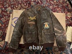 Bomber Pilot WWII Flight Ensemble 489th 8th Army AF Leather Jacket Lt W Seastrom