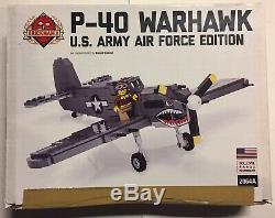 Brickmania Custom LEGO P-40 Warhawk U. S. Army Air Force Edition
