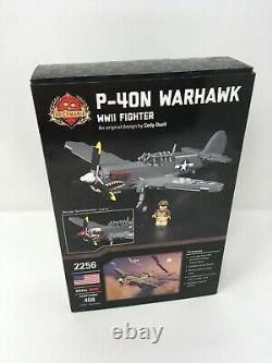 Brickmania P-40N Warhawk World War 2 WWII aircraft Lego BKM2256 Army Air Force