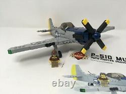 Brickmania P-51D Mustang World War 2 WWII aircraft Lego BKM2042 Army Air Force