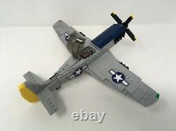 Brickmania P-51D Mustang World War 2 WWII aircraft Lego BKM2042 Army Air Force