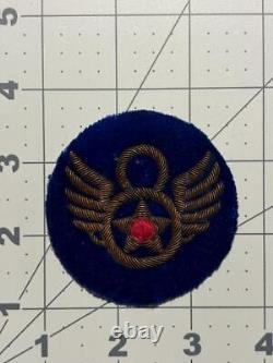 British Made WW 2 US Army 8th Air Force Bullion Velvet Patch Inv# K6549