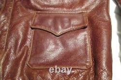 Bronco MFG A2 Army Air Forces Horsehide Flying Jacket by Goodwear Size 44