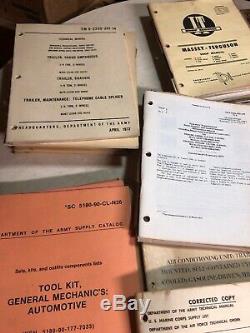 Bulk Lot Of 50s 60s US Army US Air Force Technical Manual Field Manual You Pick