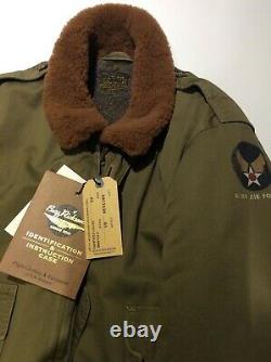 Buzz rickson b10 size 42 large air force flight jacket ricksons B10 jacket