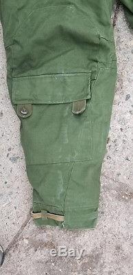 C50 1961 2pc Sweden Vintage Motorcycle Army Jacket Pants Snow Liner Air Force