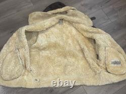 Calafate US Army Air Force Aviator Type B-3 Shearling Bomber Jacket Sz XL-Read