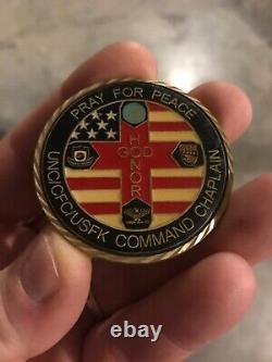 Colonel Commander Challenge Coin South Korea UNC JSA USFK Army Navy Air Force