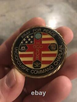 Colonel Commander Challenge Coin South Korea UNC JSA USFK Army Navy Air Force