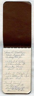 Cool 1945 25-Mission Log for US Army Air Forces 42nd Bomb Group (Crusaders)