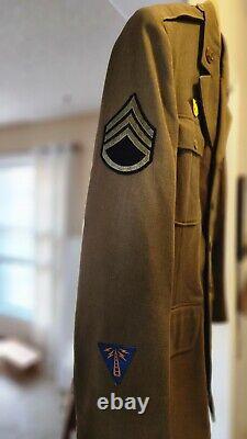 D-Day US Army Air Forces IX Airborne Troop Carrier Command Jacket, size 39R