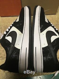 Ds Men Nike Air Force 1 Low Prem Black White Tuxedo Orca 309096 001 Sz 10 Defect