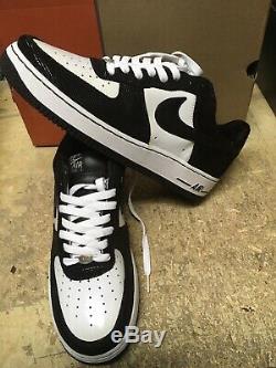 Ds Men Nike Air Force 1 Low Prem Black White Tuxedo Orca 309096 001 Sz 10 Defect