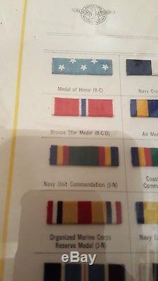 EXTREMELY RARE Army, Marines, Navy, Coast Guard, Air Force, (105) Service Ribbon Bars