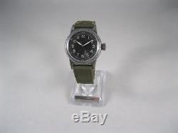 Elgin A-11 WWII Vintage US Army Air Force Military Pilots Watch 1940s Era