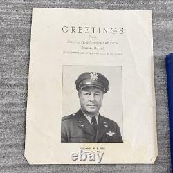 Ellington Field US Army Air Forces Training Command Houston TX 1943 WW2 + Letter