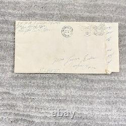 Ellington Field US Army Air Forces Training Command Houston TX 1943 WW2 + Letter
