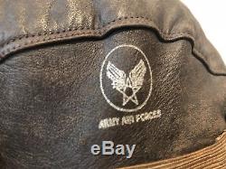 Flight Helmet / Goggles / Oxygen Mask 1943 US Army Air Force Made in USA STK302