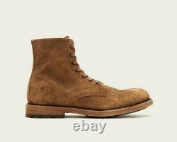 Frye Men's Bowery Lace-Up Boots 11.5 Combat Goodyear Welt Construction