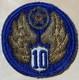 G W Larence Collection Us Army Air Force 10th Air Force Bullion Patch Inv 30-3