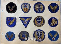 G W Larence Collection US Army Air Force 10th Air Force Bullion Patch Inv 30-3