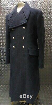 Genuine British Royal Air Force RAF WRAF O/R Full Length Wool Greatcoat Overcoat
