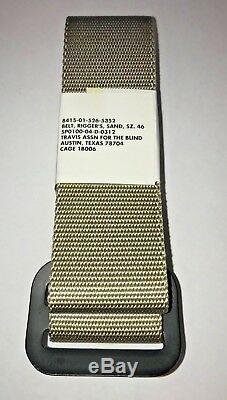 Genuine Us Army Air Force Belt Riggers Acu Abu Uniform Sand Desert Colored Sz 46