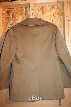 Identified WW2 U. S. Army Air Forces Weather Man's (Lt) Short Officers Wool Coat