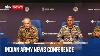 Indian Army Navy And Air Force Officials Hold News Conference