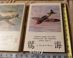 JAPANESE NAVAL ARMY AIR FORCE CAMOUFLAGE AND MARKINGS WWII 2 Book Lot HC/DJ