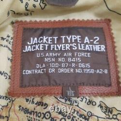 Jacket Type A-2 Jacket Flyers Leather U. S. Army Air Force Size L