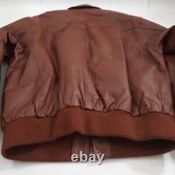 Jacket Type A-2 Jacket Flyers Leather U. S. Army Air Force Size L